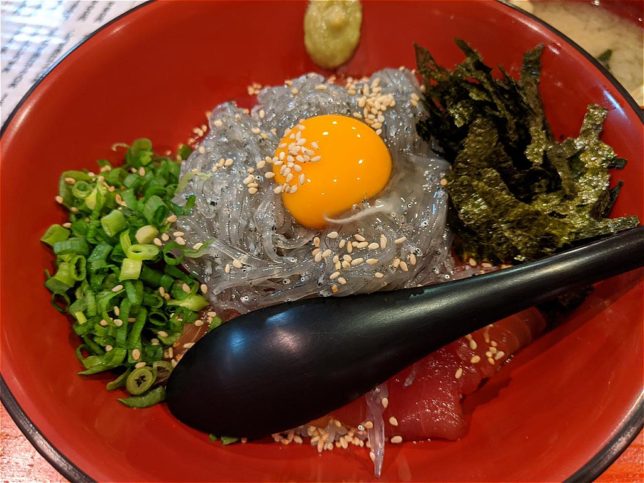 生しらす漬けマグロ丼 / Shirasu&Maguro Rice